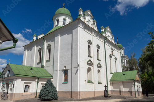Obraz na płótnie Florivsky monastery in Kyiv, Ukraine w salonie