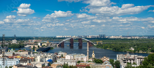 Panorama of Kiev and the Dnieper River, Ukraine