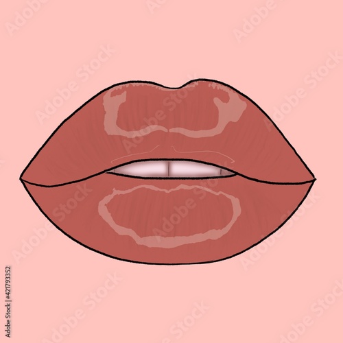 lips, mouth, lipstick, red, kiss, teeth, woman, love, beauty, illustration, lip, pink, smile, makeup, face, white, cosmetics, human, tongue, vector, beautiful, glamour, skin, color, fashion