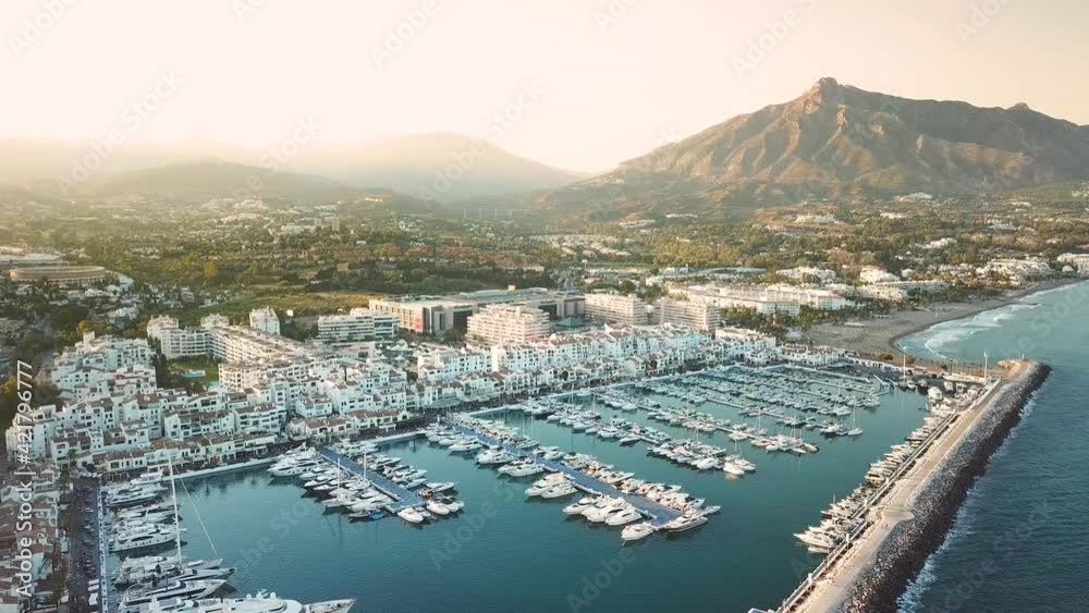 Panoramic aerial view of Panoramic aerial view of