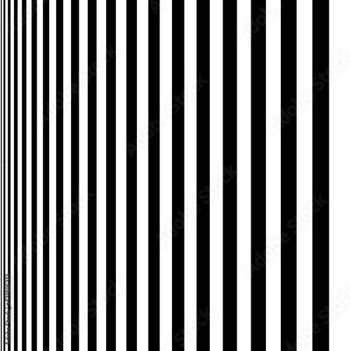 Abstract of vertical stripe pattern. Design gradient lines of white on black background. Design print for illustration, texture, wallpaper, background.