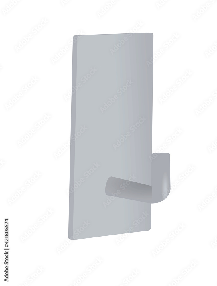 Isolated metal hook. vector illustration Isolated metal hook. vector illustration