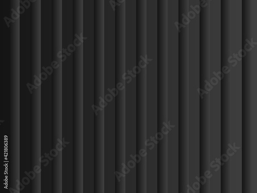 Monochrome black striped background. Embossed dark texture.