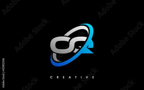 OQ Letter Initial Logo Design Template Vector Illustration