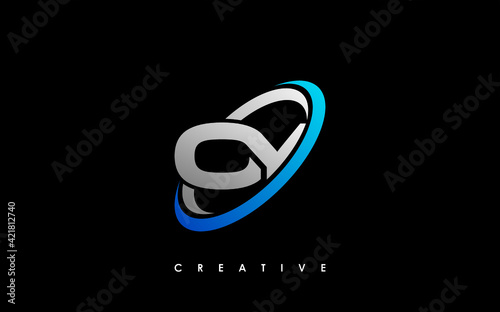 OY Letter Initial Logo Design Template Vector Illustration