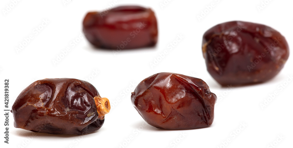 Dried dates isolated on a white Dried dates isolated on a white