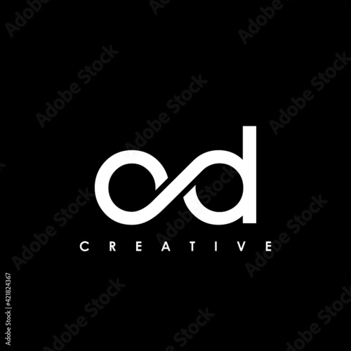 OD Letter Initial Logo Design Template Vector Illustration