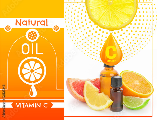 Citrus essential oil with v...