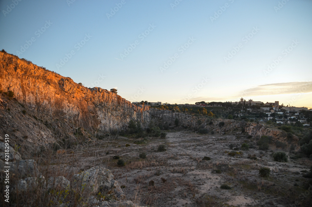 Obraz premium quarry abandoned