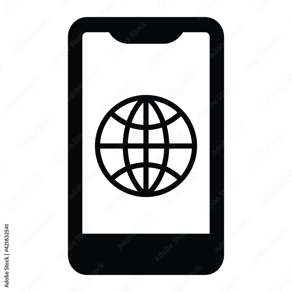 mobile internet icon design vector mobile internet icon design vector