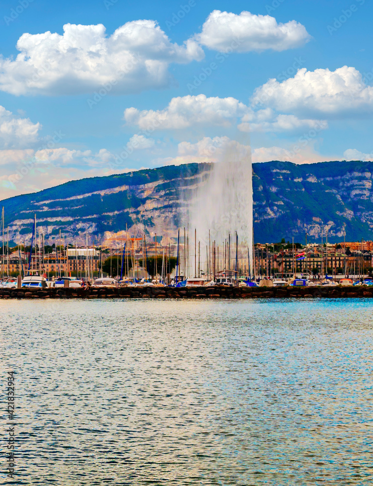 Fototapeta premium Leman lake