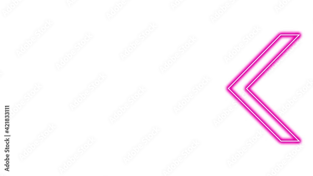 Animation of Glowing Neon Arrows. Looped Moving Arrows. Neon Sign Sparkling with Bright Lights. Seamless Loop 4K. Animation of Arrow Sign on White Background. Animation of Glowing Neon Arrows. Looped Moving Arrows. Neon Sign Sparkling with Bright Lights. Seamless Loop 4K. Animation of Arrow Sign on White Background.
