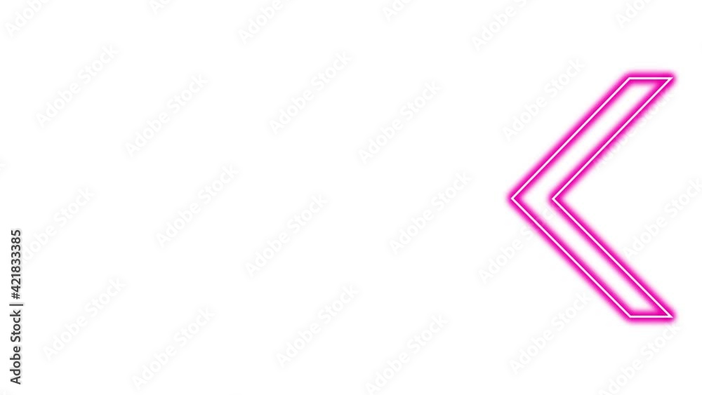 Animation of Glowing Neon Arrows. Looped Moving Arrows. Neon Sign Sparkling with Bright Lights. Seamless Loop 4K. Animation of Arrow Sign on White Background with Alpha Channel. Animation of Glowing Neon Arrows. Looped Moving Arrows. Neon Sign Sparkling with Bright Lights. Seamless Loop 4K. Animation of Arrow Sign on White Background with Alpha Channel.