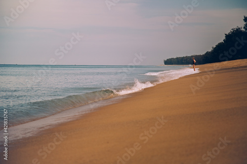 beach at sunset