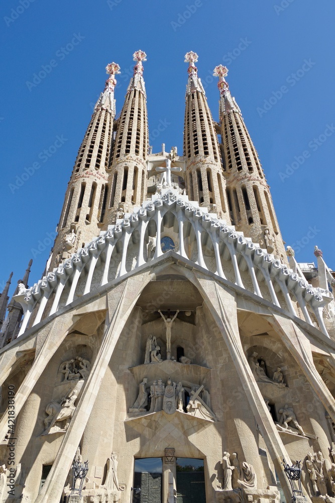Sagrada Familia in Barcelona, die Passionsfassade