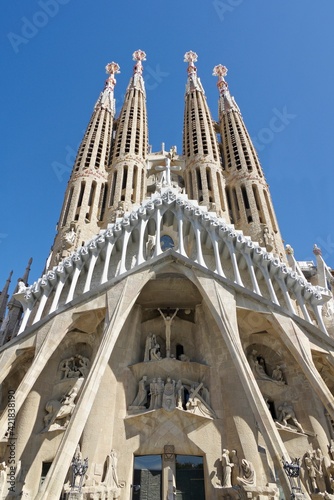 Sagrada Familia in Barcelona, die Passionsfassade