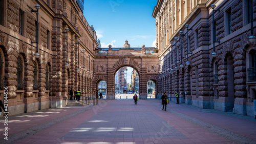 Canvas Print Stockholm / Sweden - Gamla stan / Old city