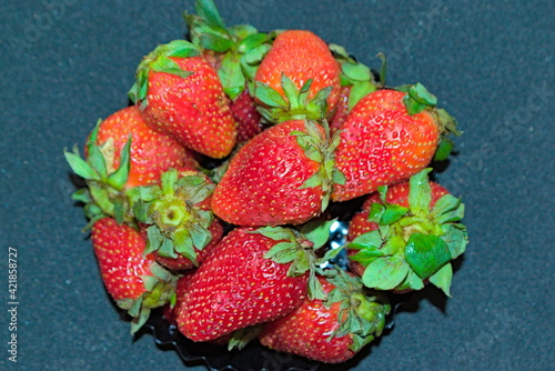 Fresh Strawberries With Background Closeup