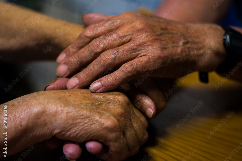 grandparents hands