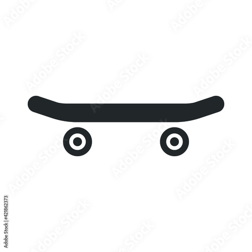 Skate board icon