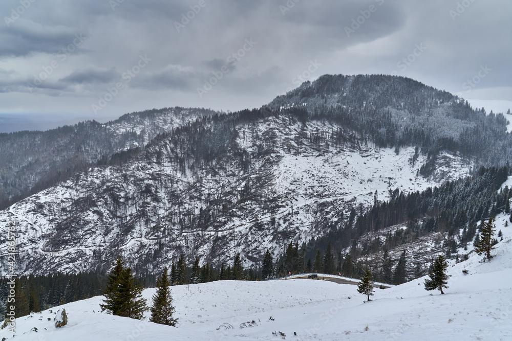 Fototapeta premium Mountains in the winter