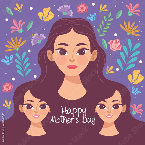 mother and daughters