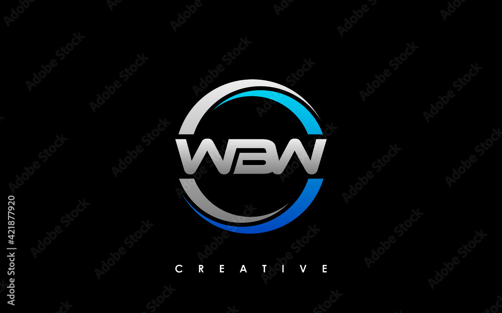WBW Letter Initial Logo Design Template Vector Illustration WBW Letter Initial Logo Design Template Vector Illustration