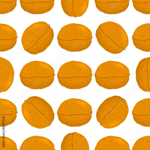 Illustration on theme big pattern identical types walnut