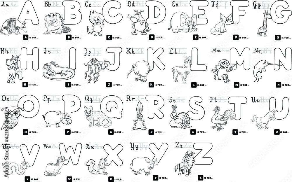 Set of Alphabet clipart