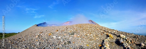 Obraz na płótnie Sur le volcan Telica au Nicaragua w salonie