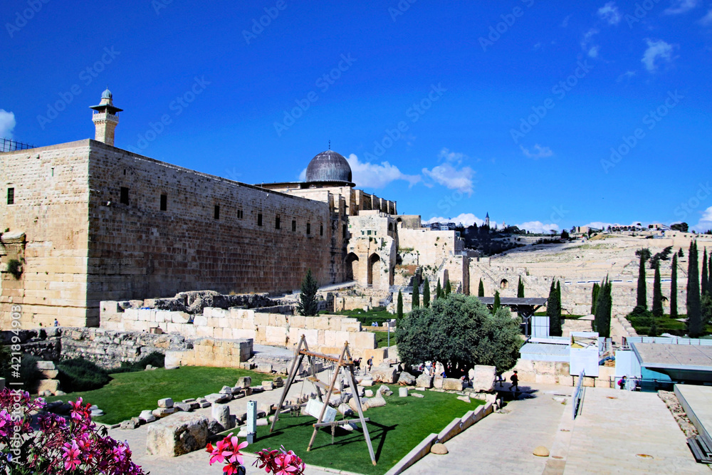 Fototapeta premium A view of Jerusalem