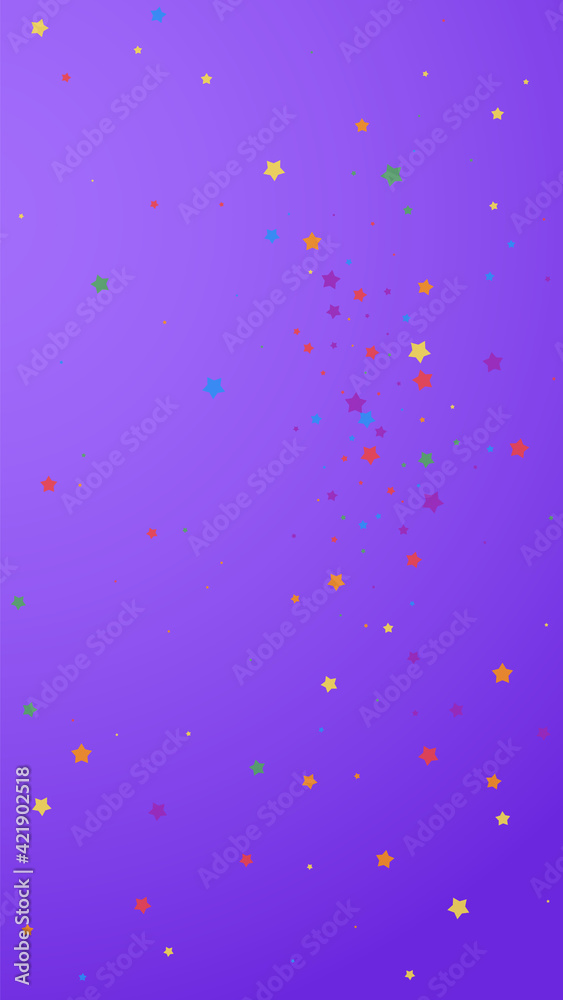 Festive delicate confetti. Celebration stars. Joyo