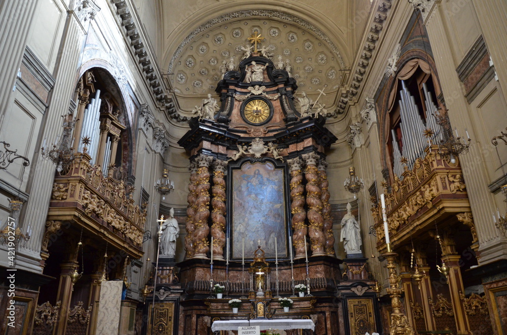 Turin - The baroque church San Filippo Neri