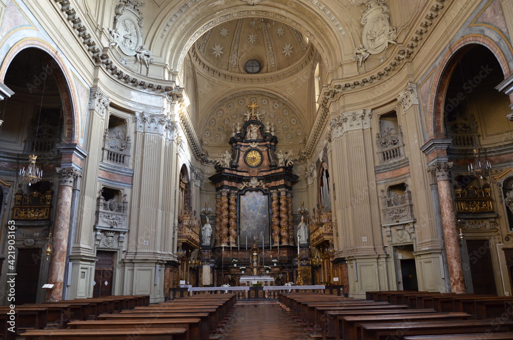 Turin - The baroque church San Filippo Neri