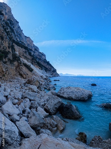 rocky beach of sardinia