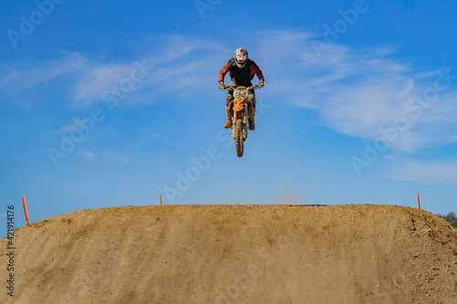 Motocross bike motorcycle track circuit jumps mud mx