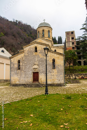 Saint Simon the Canaanite Church.  Akhali Atoni, Afon Abkhazia photo