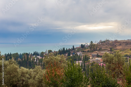 Bilde på lerret View from Stalin's dacha in Novy Afon Abkhazia