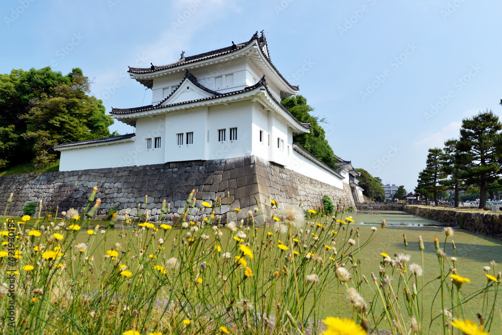 Fototapeta premium 二条城 東南隅櫓 京都市