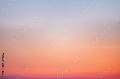 A beautiful abstract orange and red sky background