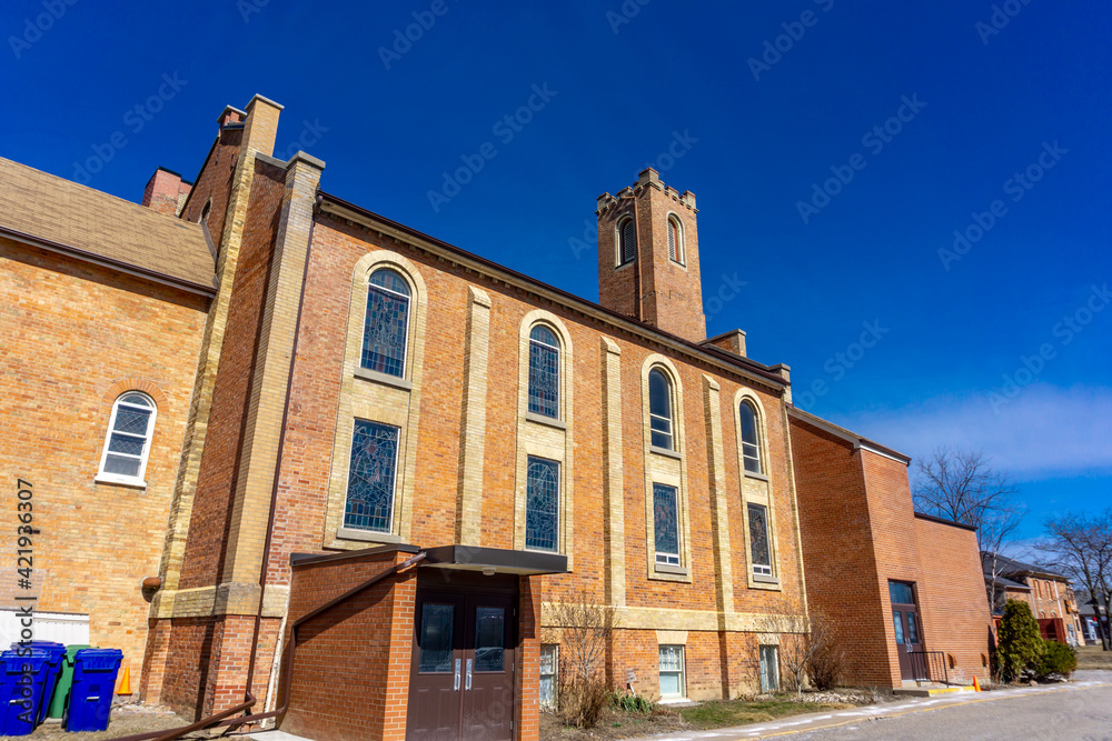St. Andrew's United Church located in Markham, Ontario, Canada -  constructed in 1926.