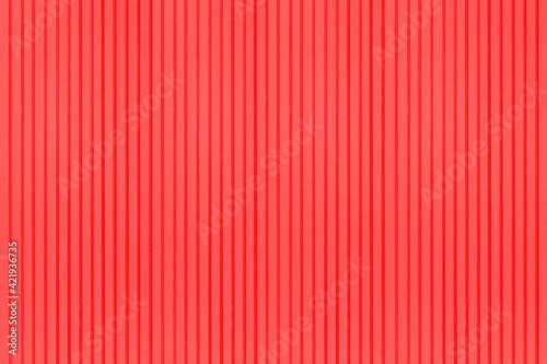 Red Corrugated metal background and texture surface or galvanize steel