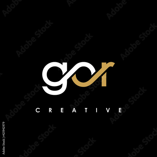 GOR Letter Initial Logo Design Template Vector Illustration