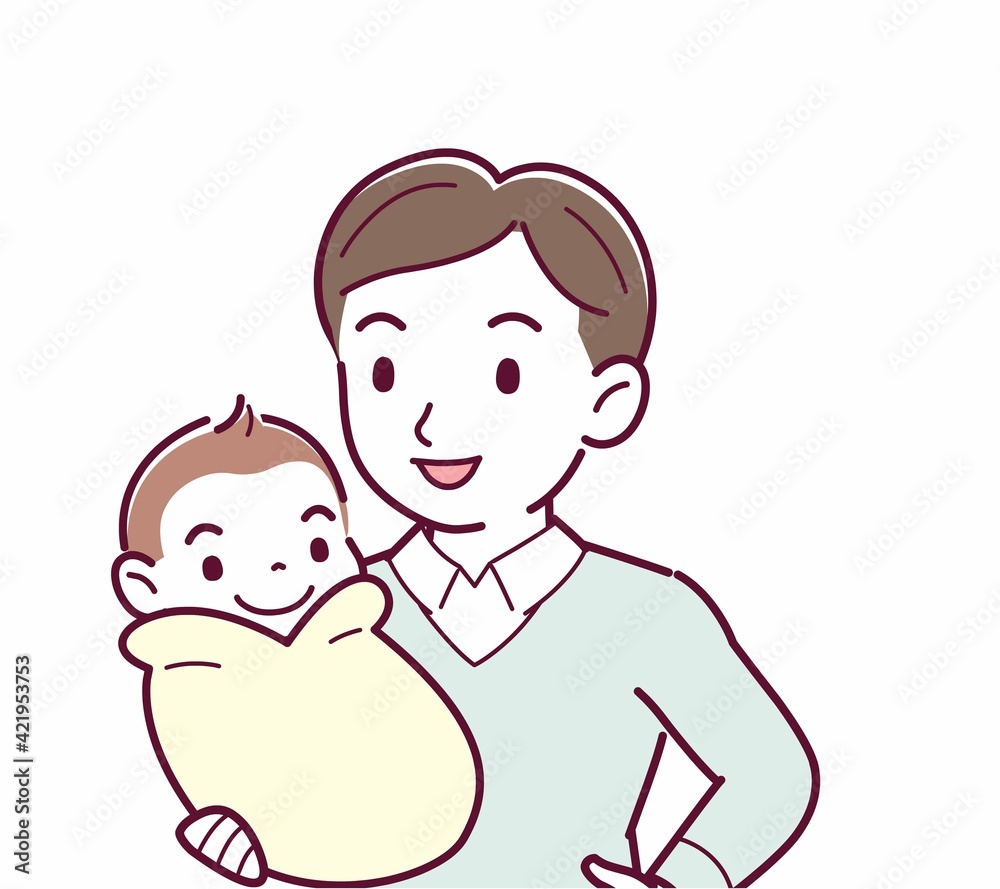 生まれたばかりの赤ちゃんと 生まれたばかりの赤ちゃんと
