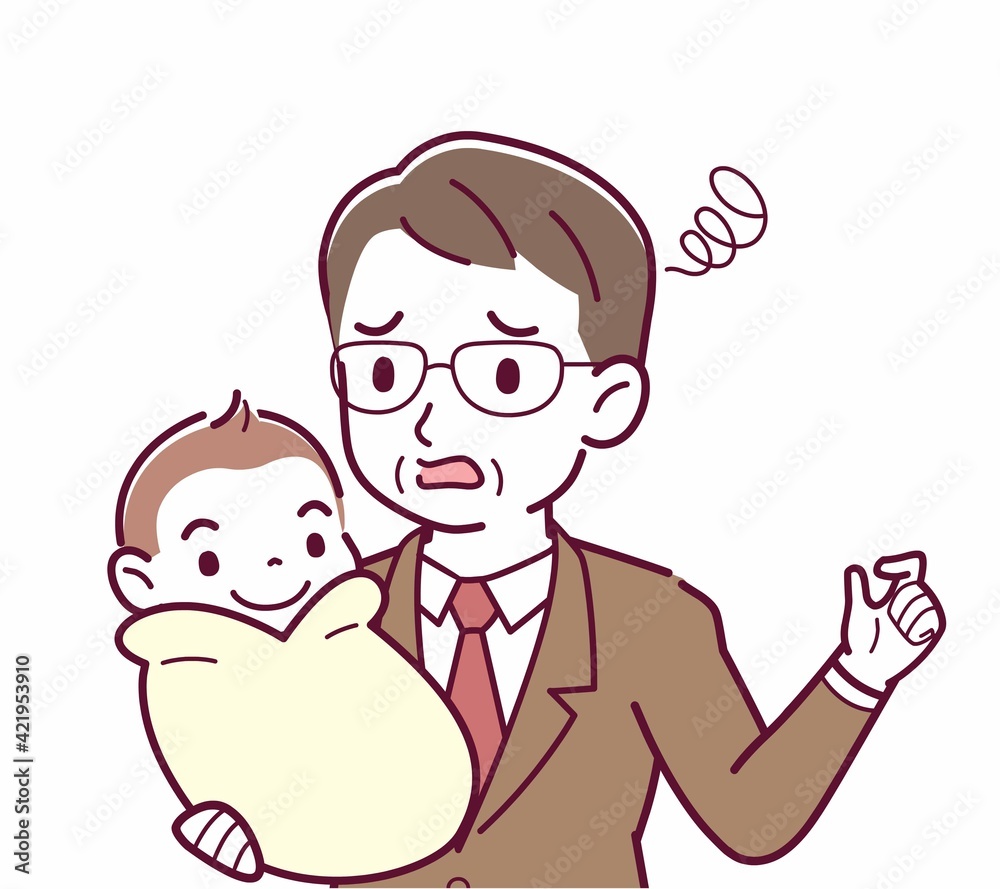 生まれたばかりの赤ちゃんと