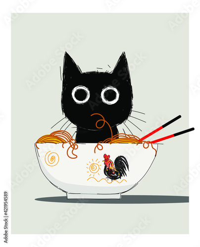 Cute cat icon symbol logo vector illustration. Pet animal character.