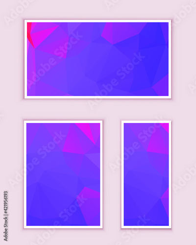 Polygonal Mosaic Background, Low Poly Style, Vector illustration, Business Design Templates