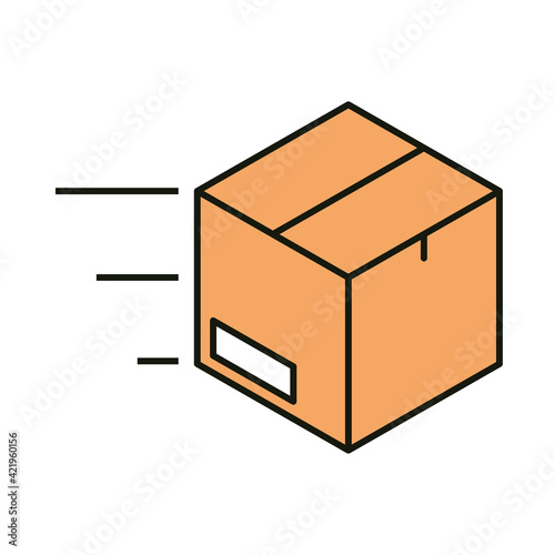 delivery cardboard box