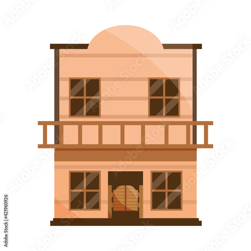 facade old saloon