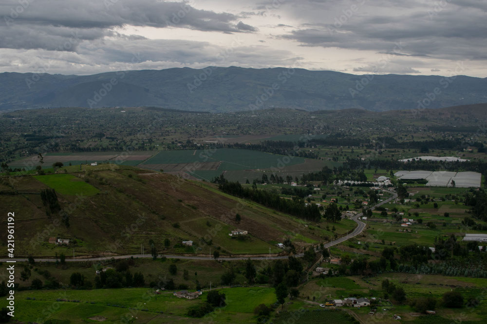 Obraz premium view from the hill